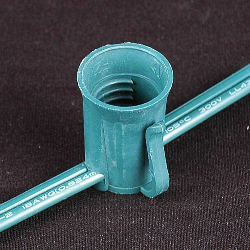 Novelty Lights 10 Foot C9 Outdoor String Light Christmas Stringer - Image 4