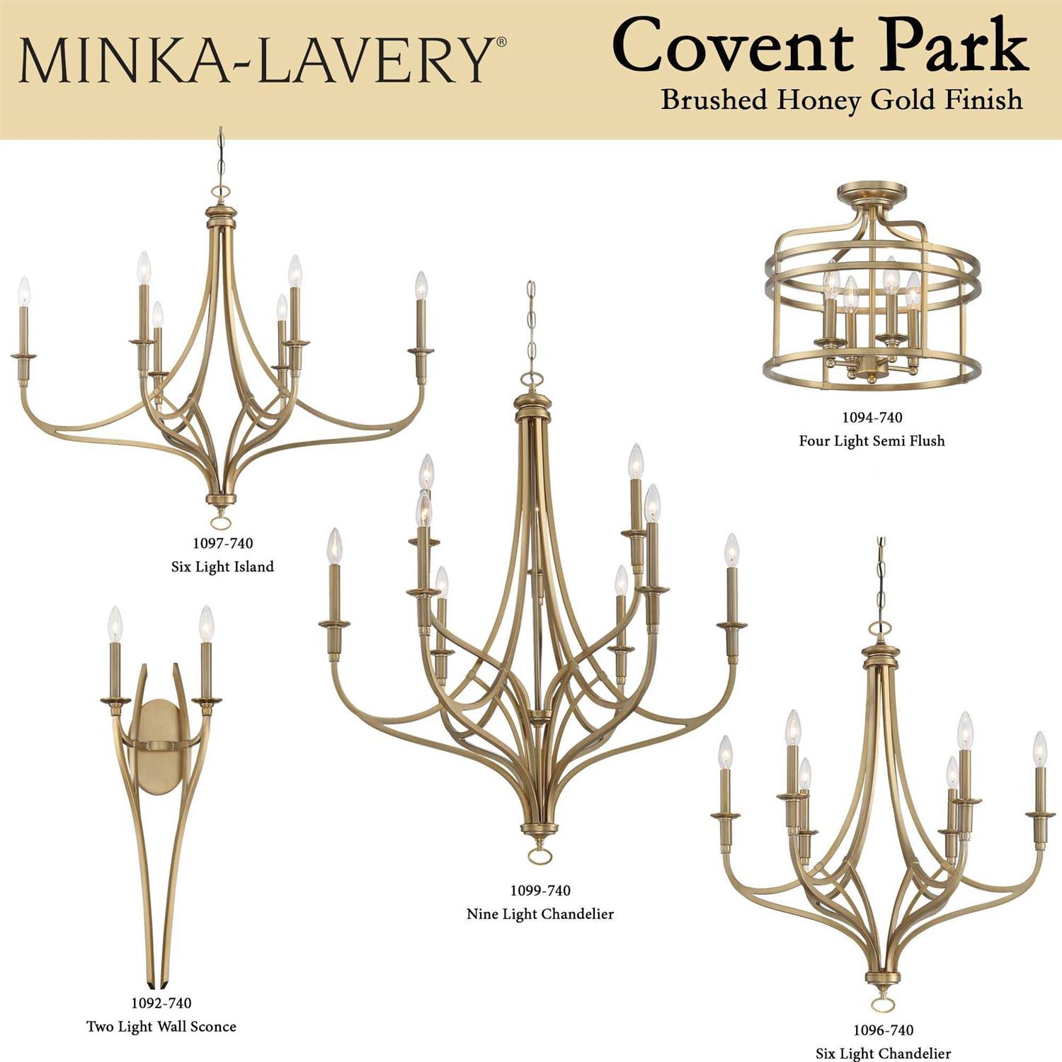 Minka Lavery Covent Park 6 Light Chandelier - Image 5