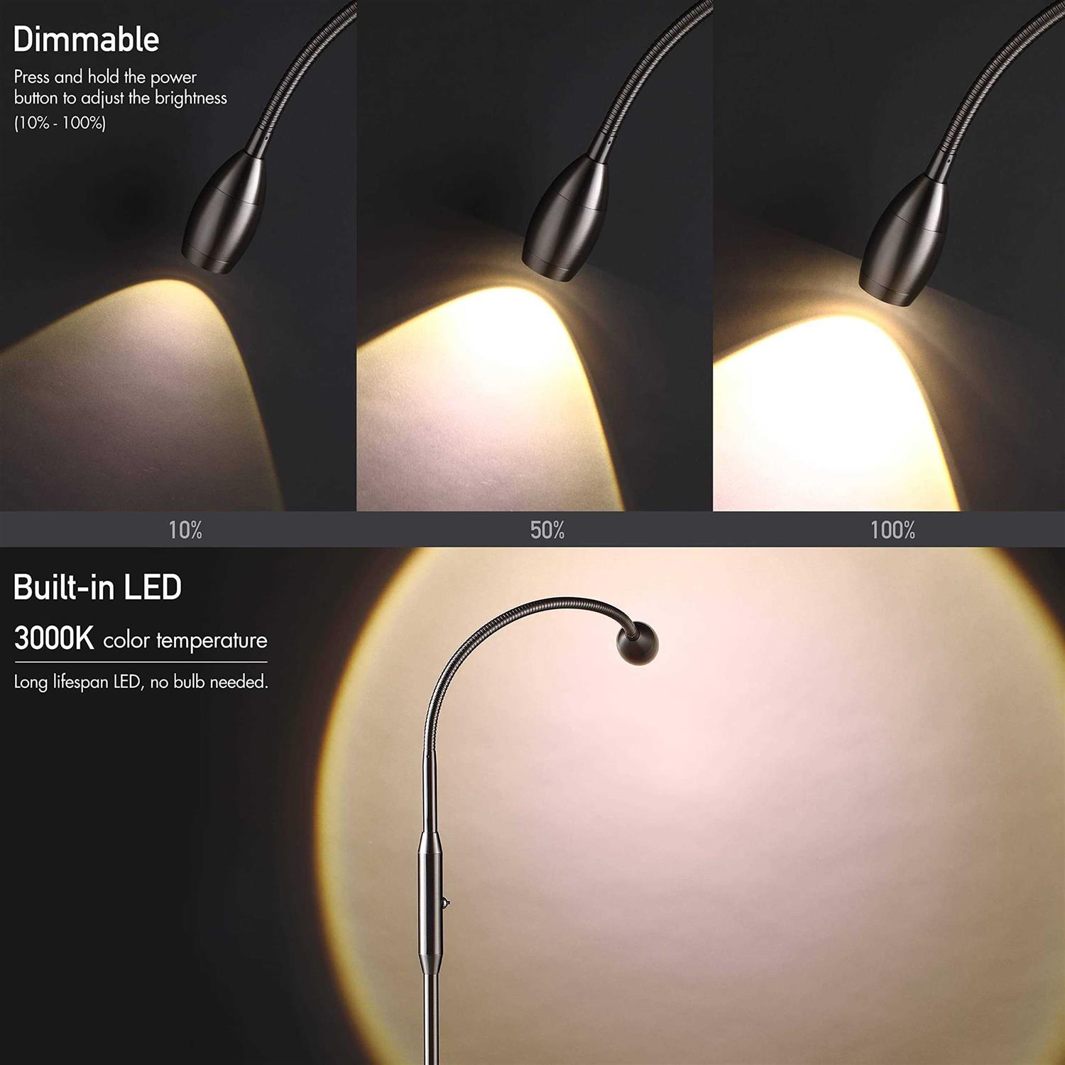 O'Bright Ray – Adjustable LED Beam Floor Lamp, Dimmable and Zoomable Spotlight - Image 4