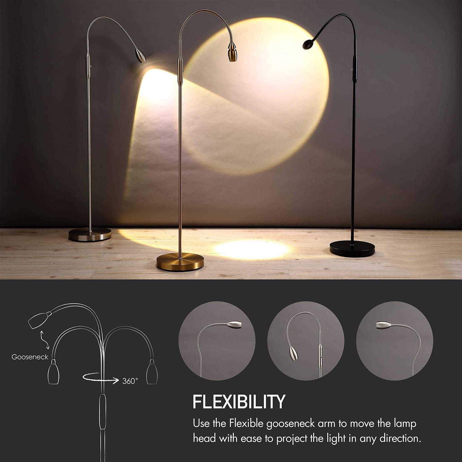 O'Bright Ray – Adjustable LED Beam Floor Lamp, Dimmable and Zoomable Spotlight - Image 5
