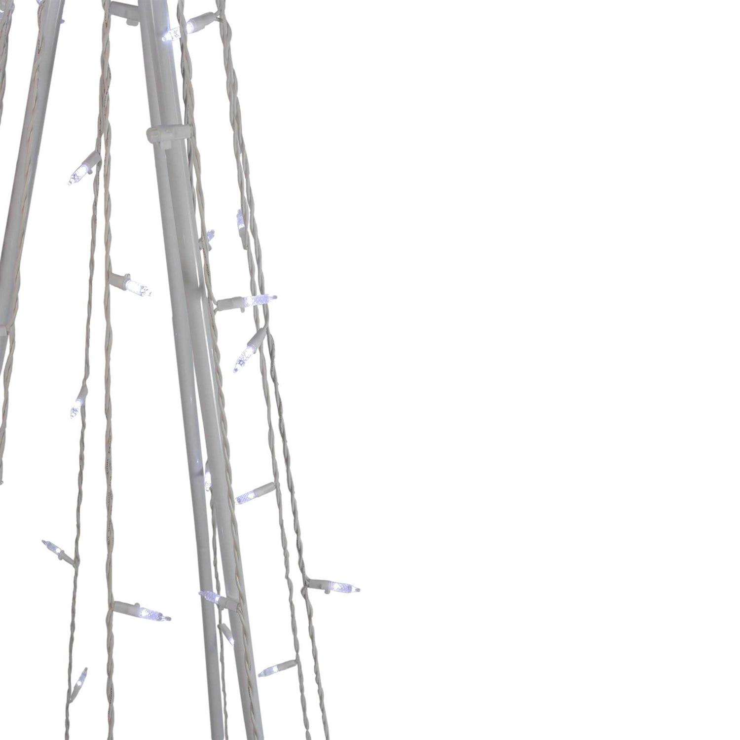 Northlight 5' LED Lighted Cone Christmas Tree Outdoor Decor - Image 5