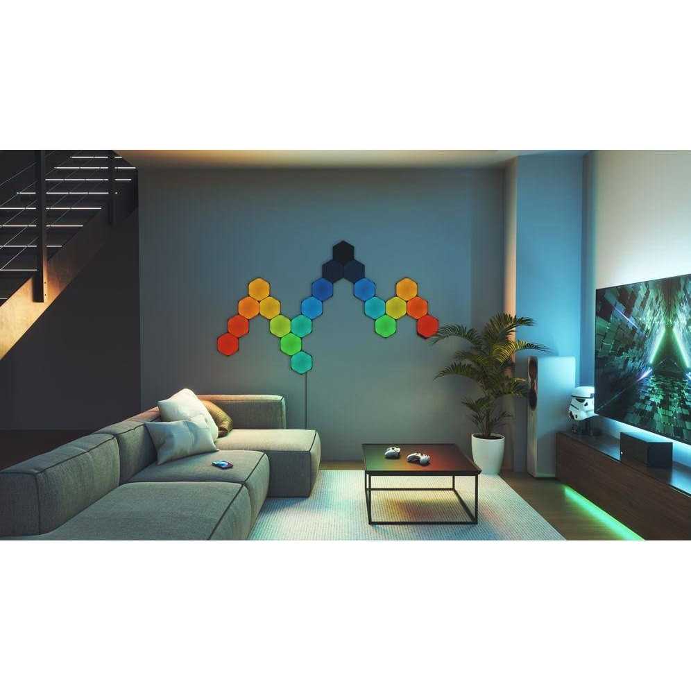 Nanoleaf Shapes Ultra Black Hexagons Expansion - Image 3