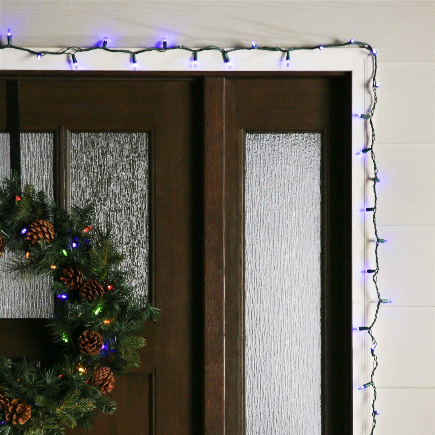 GE StayBright 100-Count 24.7-ft Blue LED Plug-In Christmas String Lights 90834LO - Image 5