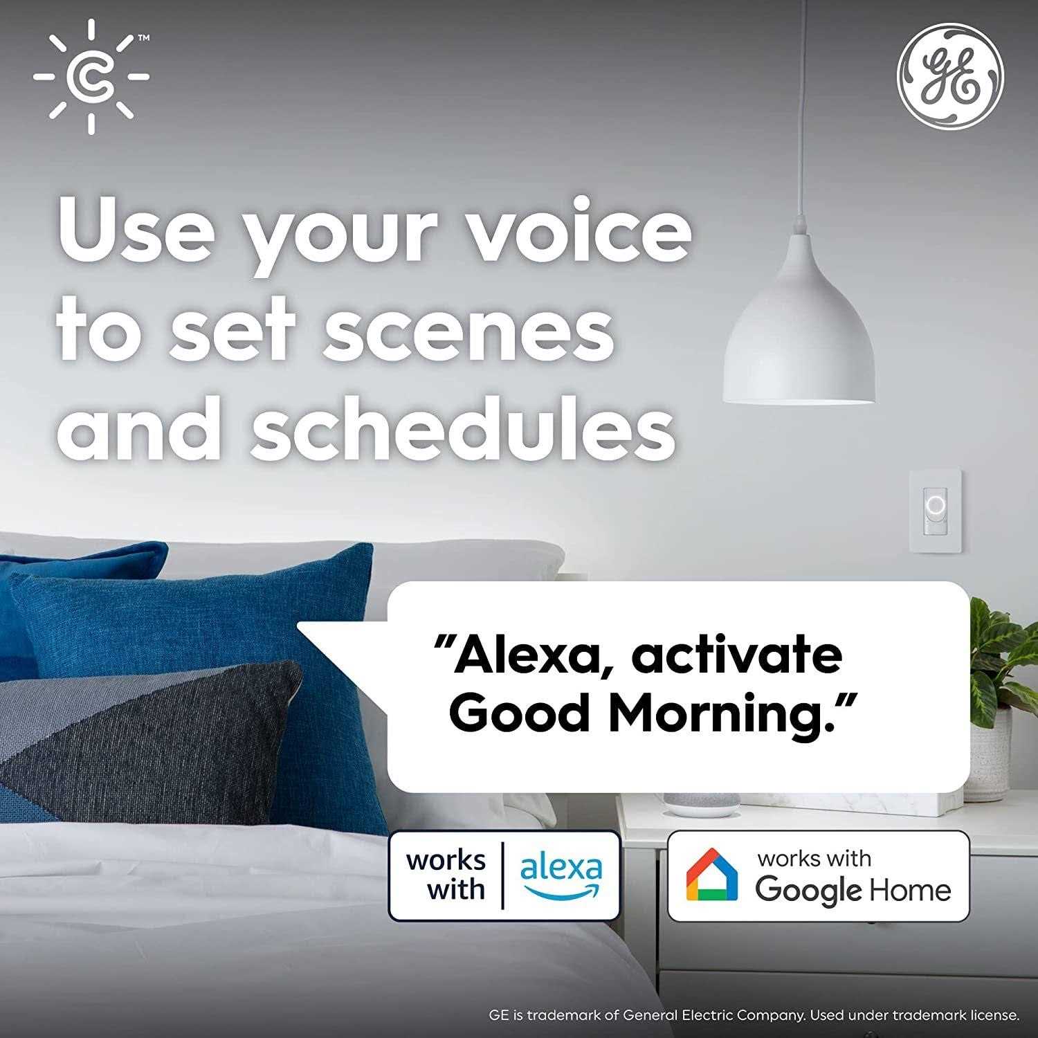 GE CYNC Smart LED Light Bulbs, Soft White, Bluetooth and Wi-Fi, Works with Alexa and Google - Image 4