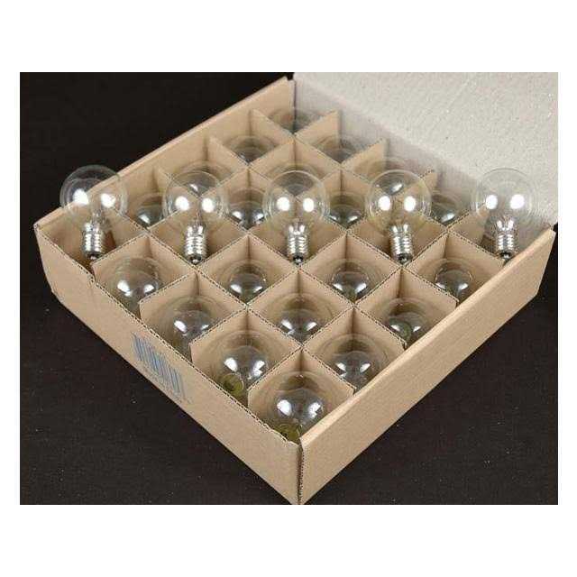 Novelty Lights 25 Pack G50 Outdoor Patio Globe Replacement Bulbs - Image 3