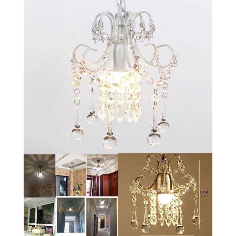 Mini Style Crystal Chandelier Pendant Light - Image 4