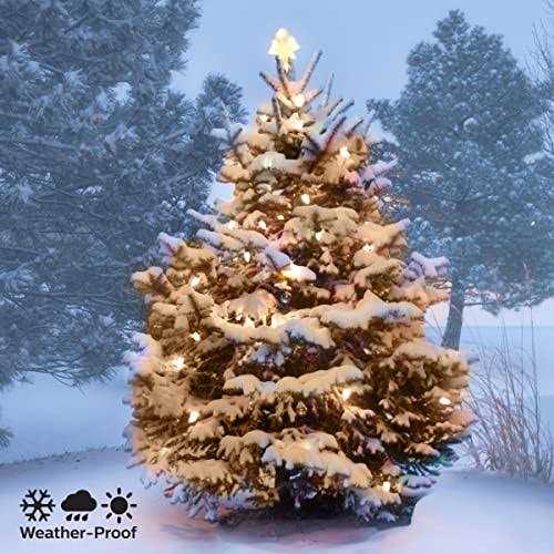 Philips 250 Led Warm White Faceted C6 Christmas Lights on Green Wire with Storag - Image 4