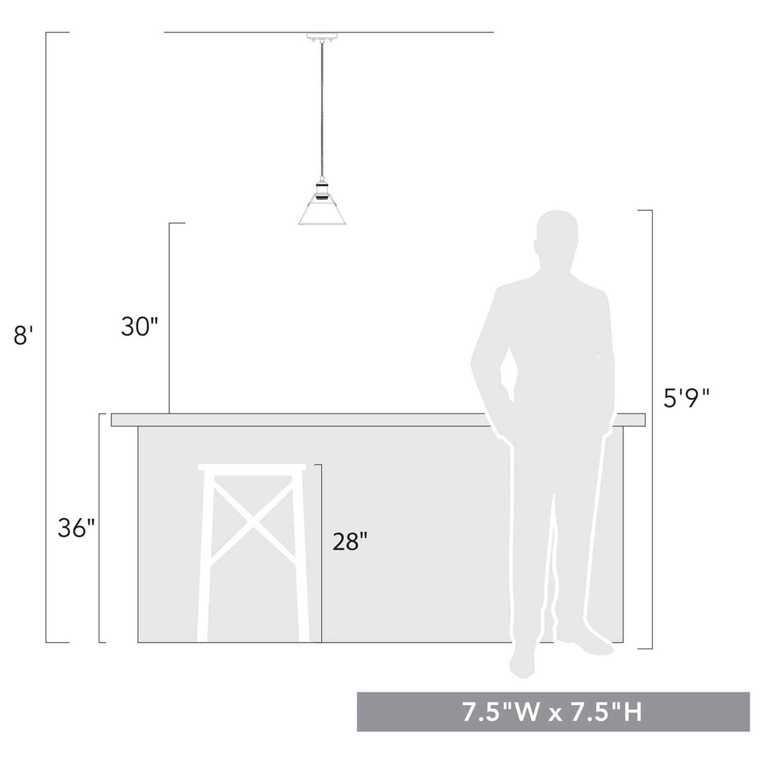 Golden Orwell Pendant 3306-S - Image 4