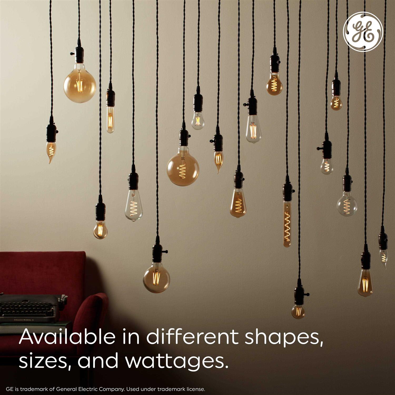 GE Light Bulbs LED Warm Candle Light - Image 3