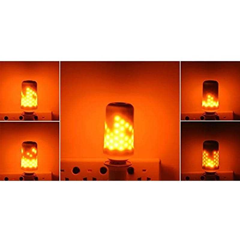 MINTSSOUL LED Flame Effect Fire E26 Light Bulbs,Creative with Flickering Emulation Lamps,Simulated Nature Fire in Antique Lantern Atmosphere - Image 5