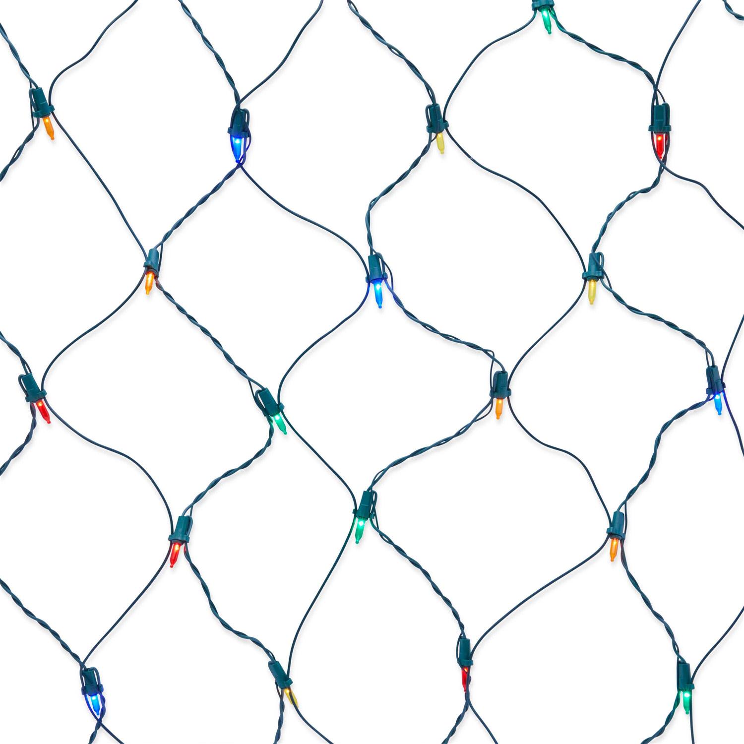 GE StayBright 150 6-ft x 4-ft Constant Christmas Net Lights 90895LO - Image 5