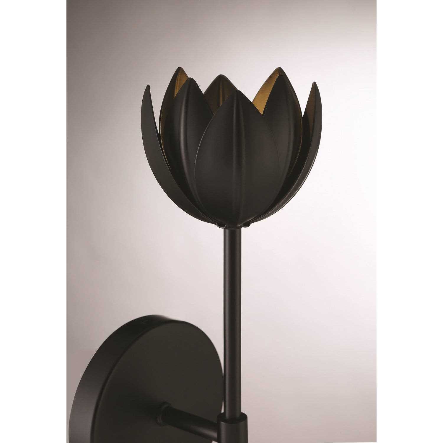Meridian One Light Wall Sconce M90081TG - Image 3