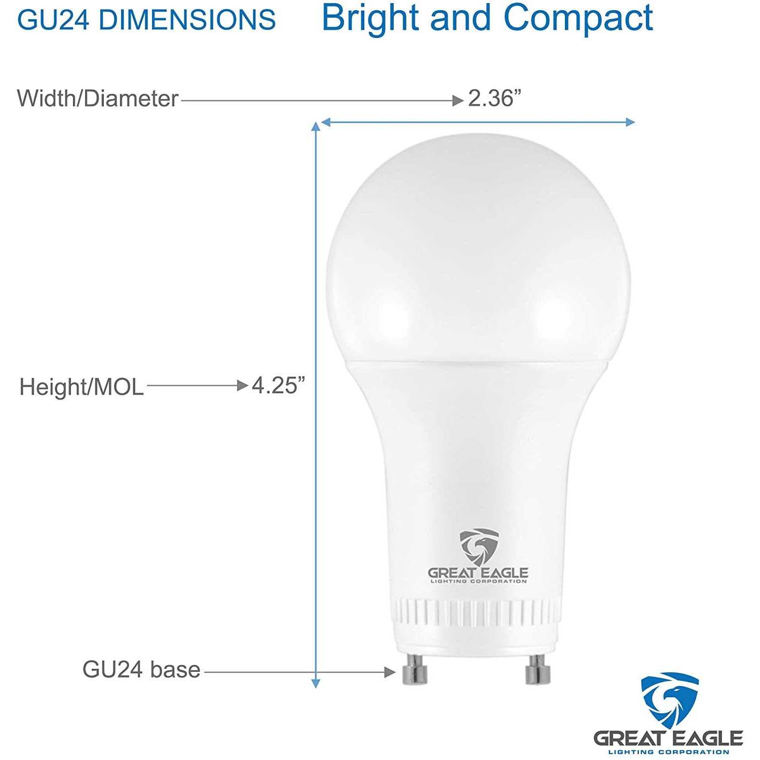 Great Eagle Lighting Corporation 40w Gu24 Led Light Bulb - Image 5