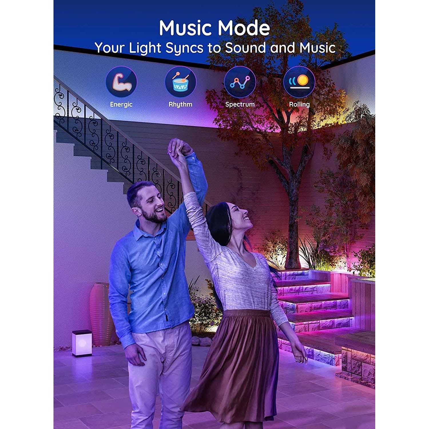 Govee Phantasy RGBIC 32.8FT Best Outdoor Strip Lights - Image 5