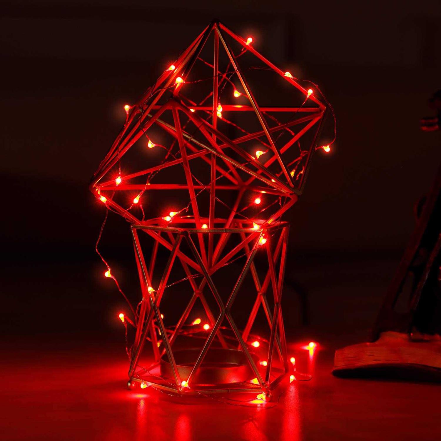 Mikasol Fairy Lights Battery Operated Mini 3*aaa Battery Powered Copper Wire Led Starry String Lights Firefly Lights for Bedroom - Image 4