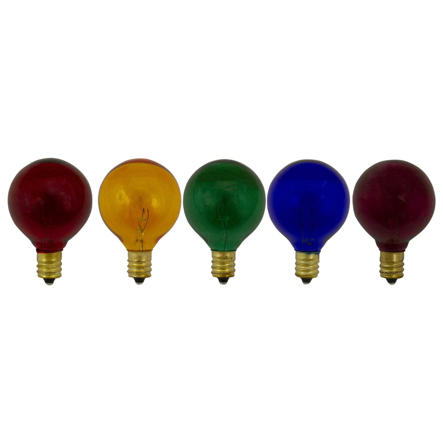 Northlight Pack G40 Globe Christmas Replacement Light Bulbs - Image 3