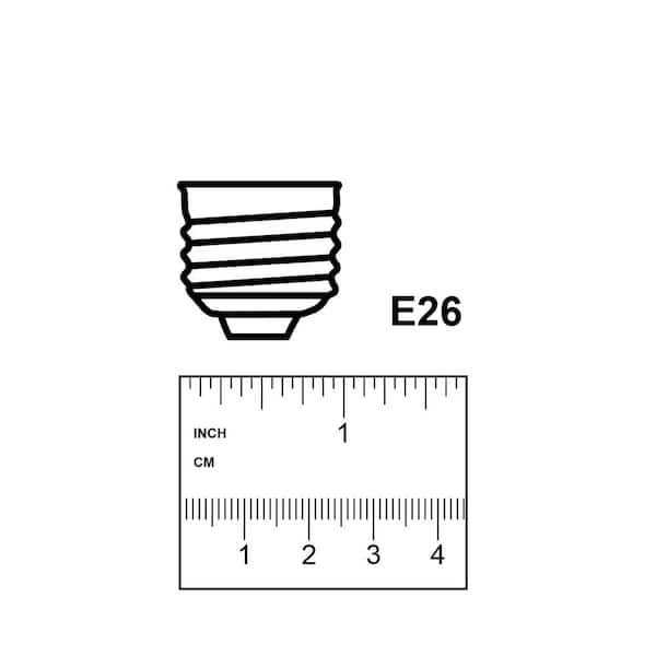 Feit Electric 300-Watt High Lumen Clear PS25 Medium E26 Soft White Utility Incandescent Light Bulb - Image 4
