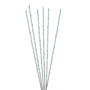 Northlight Set of 6 Enchanted Garden LED Lighted Branch Spray Driveway Pathway Markers - Image 3