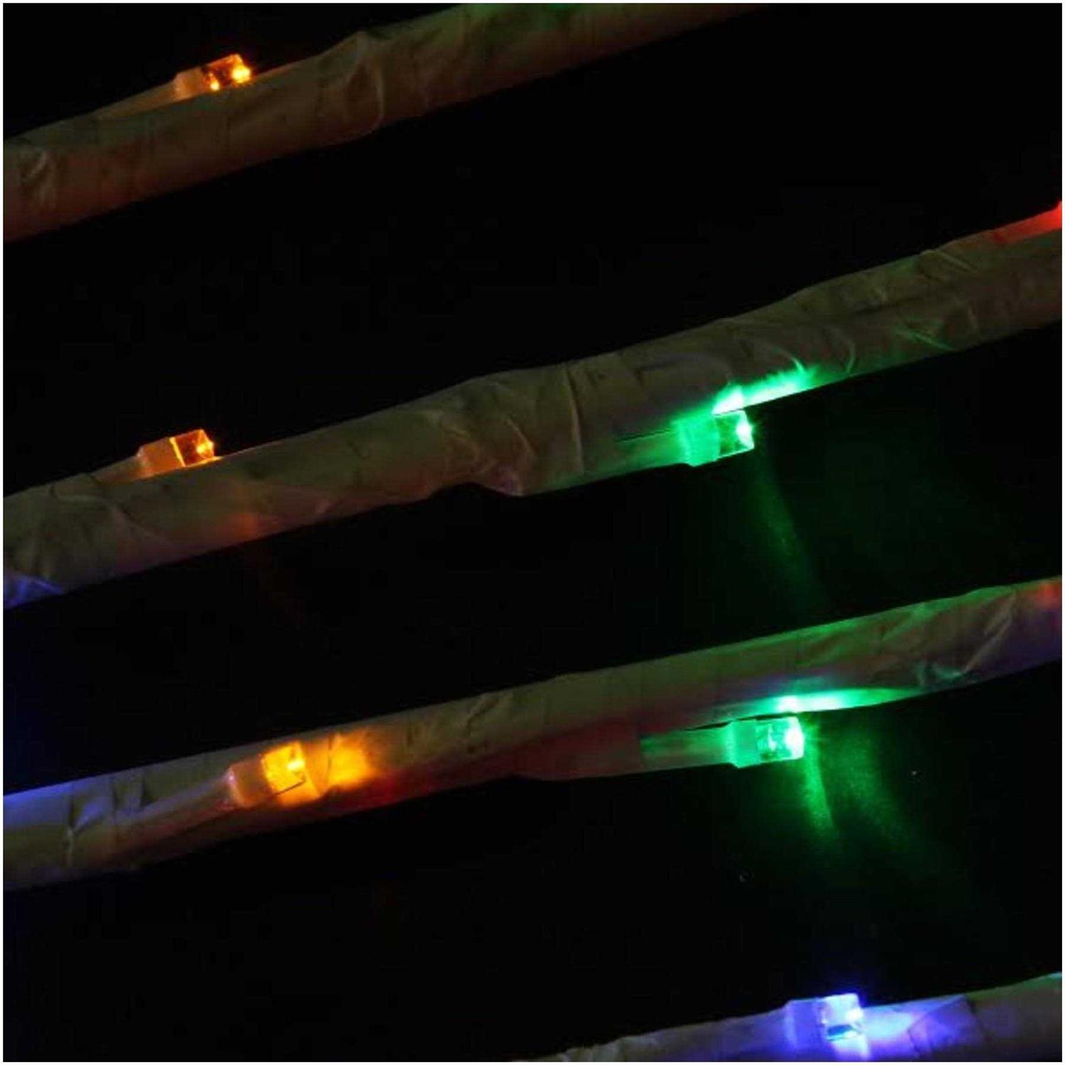 Northlight Set of 6 Enchanted Garden LED Lighted Branch Spray Driveway Pathway Markers - Image 4