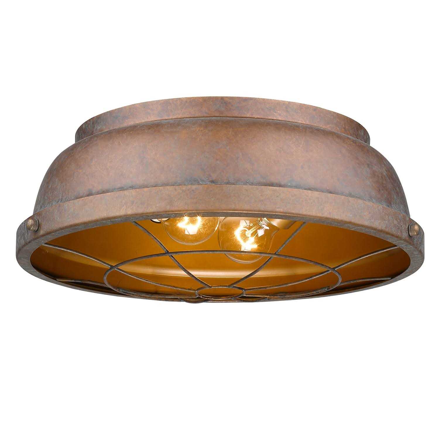 Golden Lighting Bartlett Flush Mount 7312-FM - Image 4