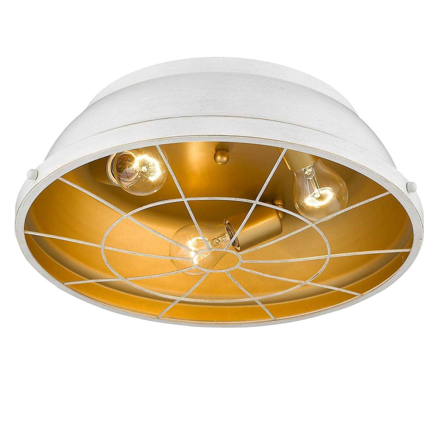 Golden Lighting Bartlett Flush Mount 7312-FM - Image 4