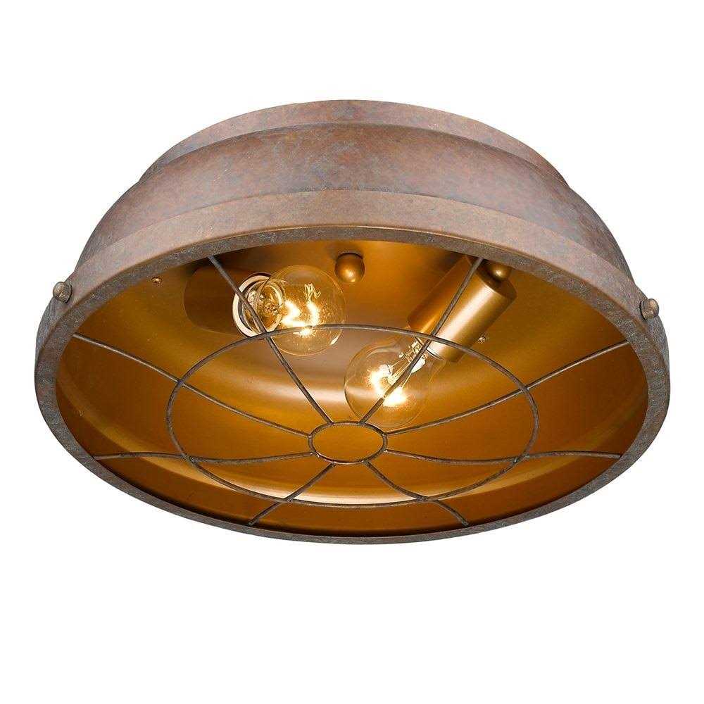 Golden Lighting Bartlett Flush Mount 7312-FM - Image 5