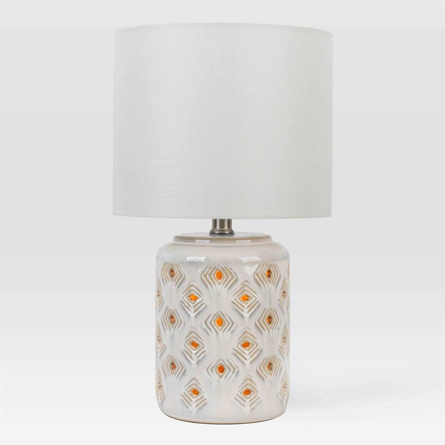 Opalhouse Diamond Cutout Table Lamp with Lit Base - Image 4