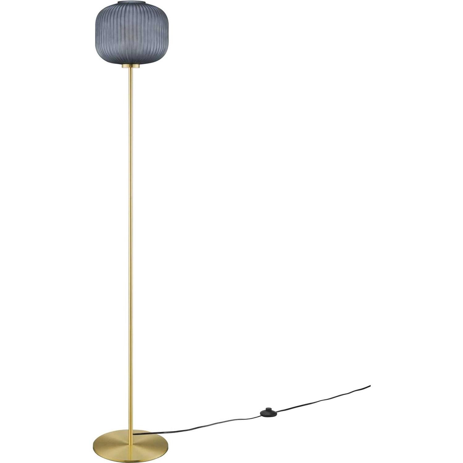 Modway Reprise Glass Sphere Glass and Metal Floor Lamp - Image 3