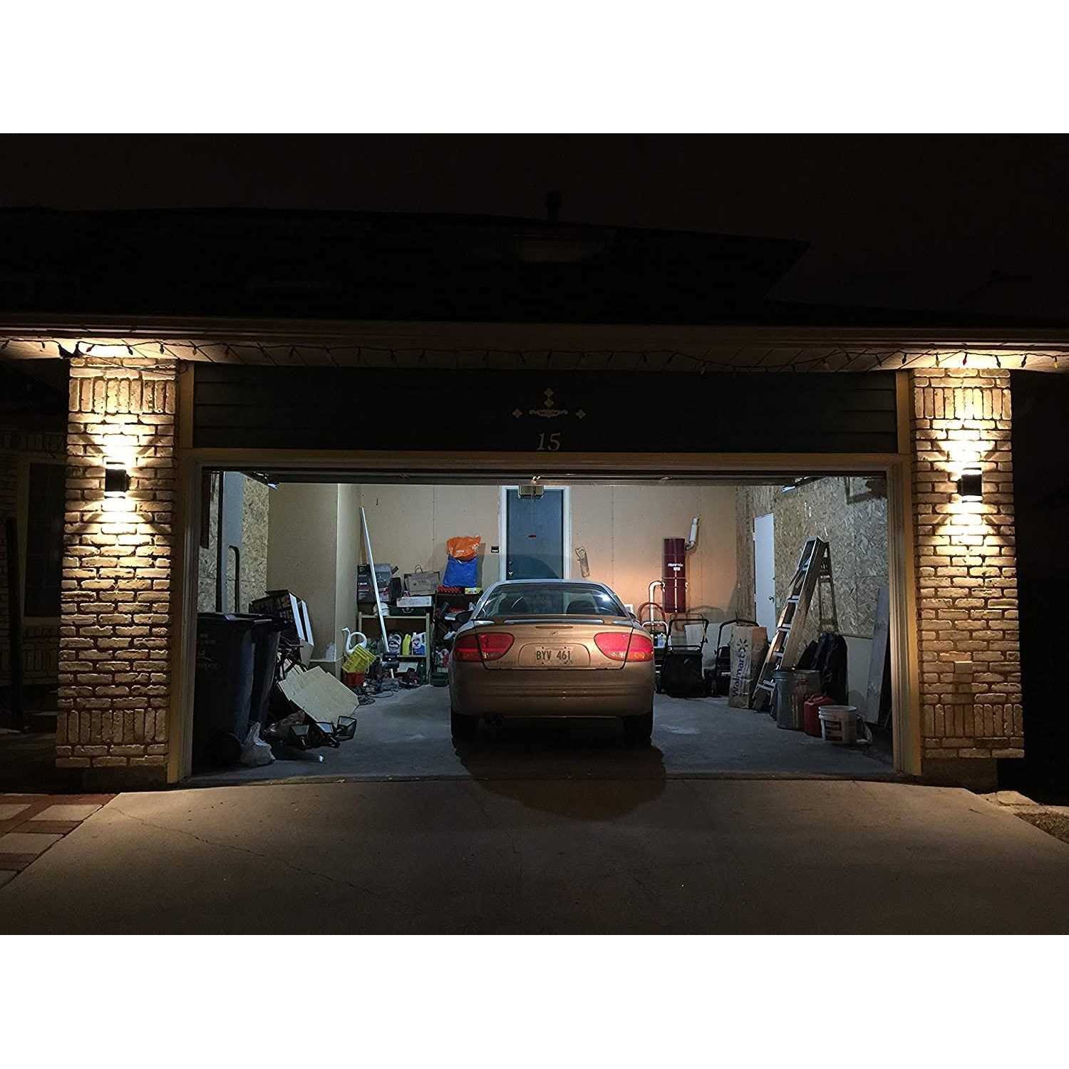 Lmp 4 Pack Led Square Up and Down Lights Outdoor Wall lightbody in Aluminum Waterproof Outdoor Wall lamps3000k 5W with Certificate ETL - Image 4