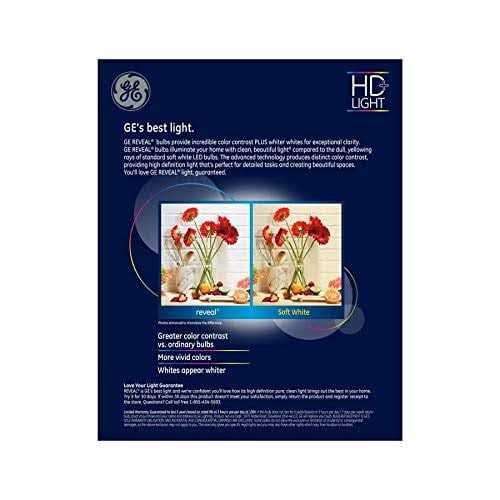 GE Reveal 6-Pack 65 W Equivalent Dimmable Color-Enhancing R30 LED Light Fixture - Image 5