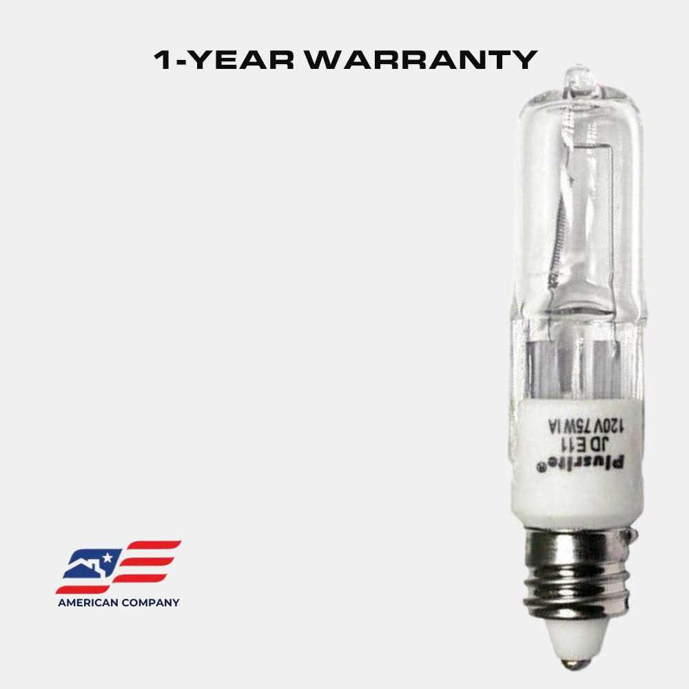 Plusrite 3455 75W Halogen Light Bulb - Image 3