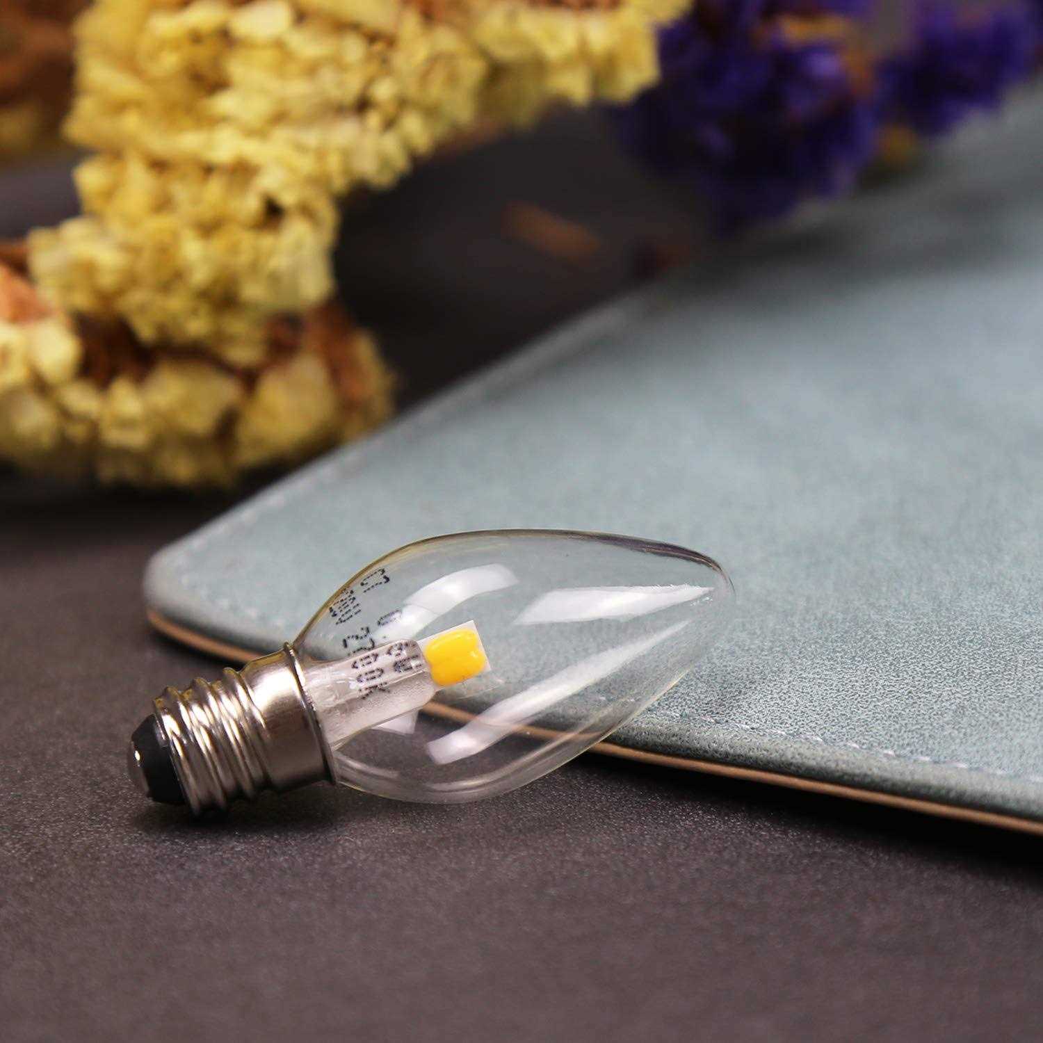 MYEMITTING C7 LED Light Bulbs Equivalent 7W, Warm White 2700K - Image 5