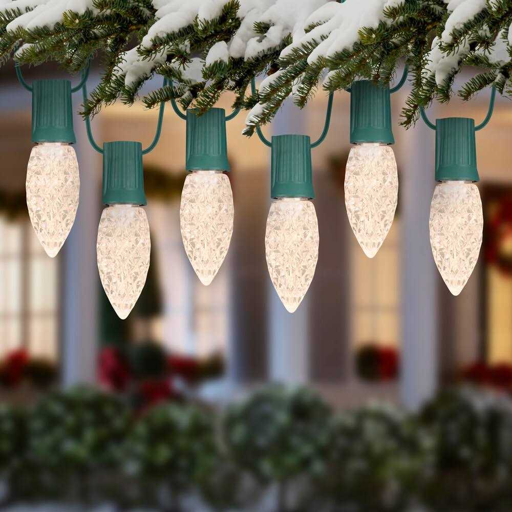 Gemmy Commercial Pro White LED C9 String Light Bulbs - Image 4