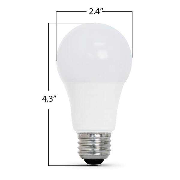 Feit Electric 60-Watt Equivalent A19 Dimmable CEC Title 20 Compliant Energy Star 90+ CRI LED Light Bulb - Image 5