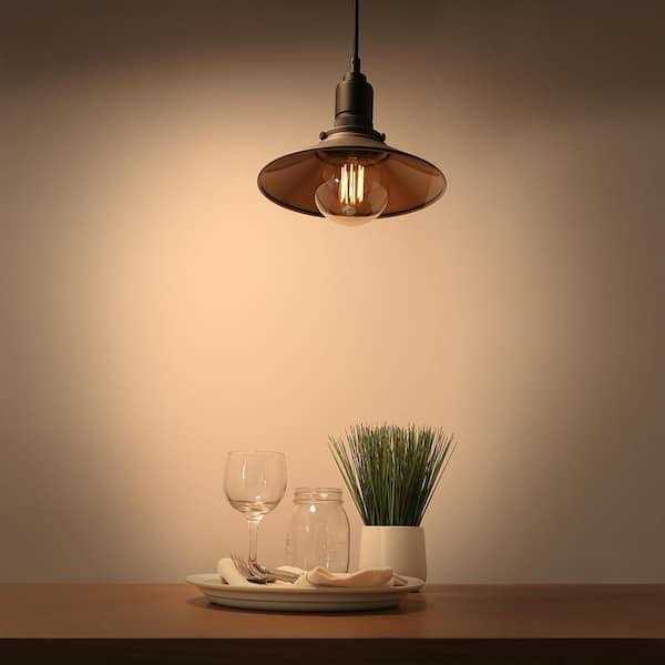 Feit Electric 60-Watt Equivalent G30 Dimmable Cage Filament Clear Glass E26 Vintage Edison LED Light Bulb - Image 3