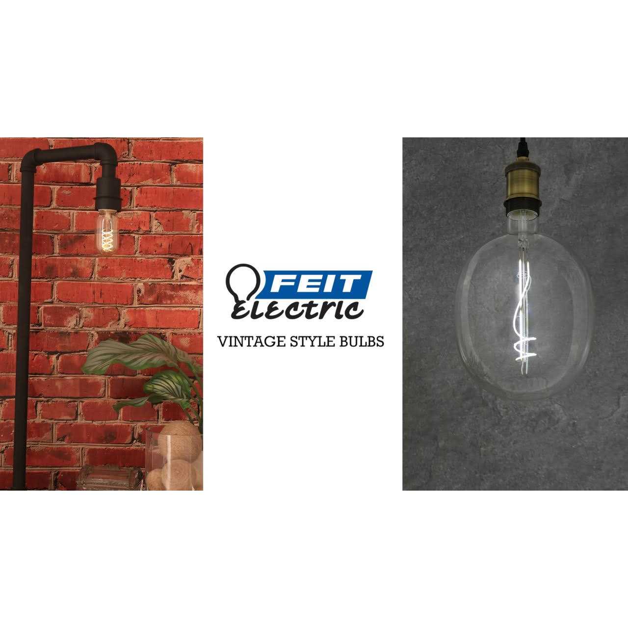Feit Electric 60-Watt Equivalent G30 Dimmable Cage Filament Clear Glass E26 Vintage Edison LED Light Bulb - Image 5
