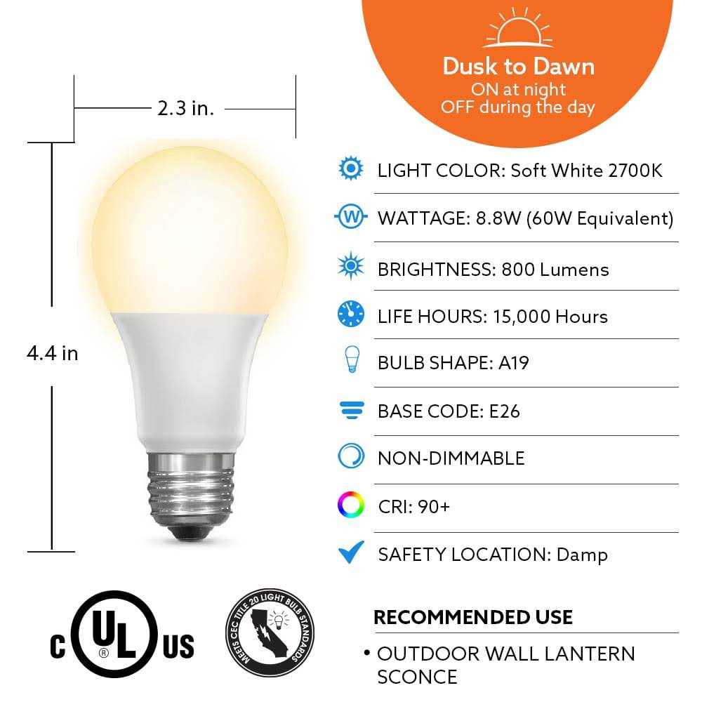 Feit Electric Intellibulb Dusk to Dawn LED A19 Bulb - Image 5
