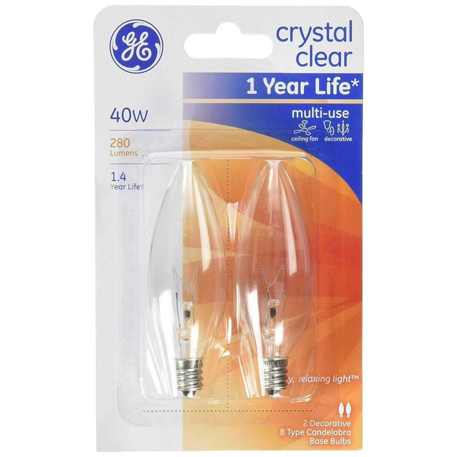 GE Light Bulb Crystal Clear - Image 3