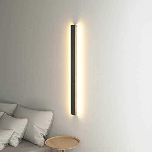 Minimalist Linear LED White/Black Wall Lamp Modern Ambient Atmosphere Lighting Works W/ Alexa - Image 3