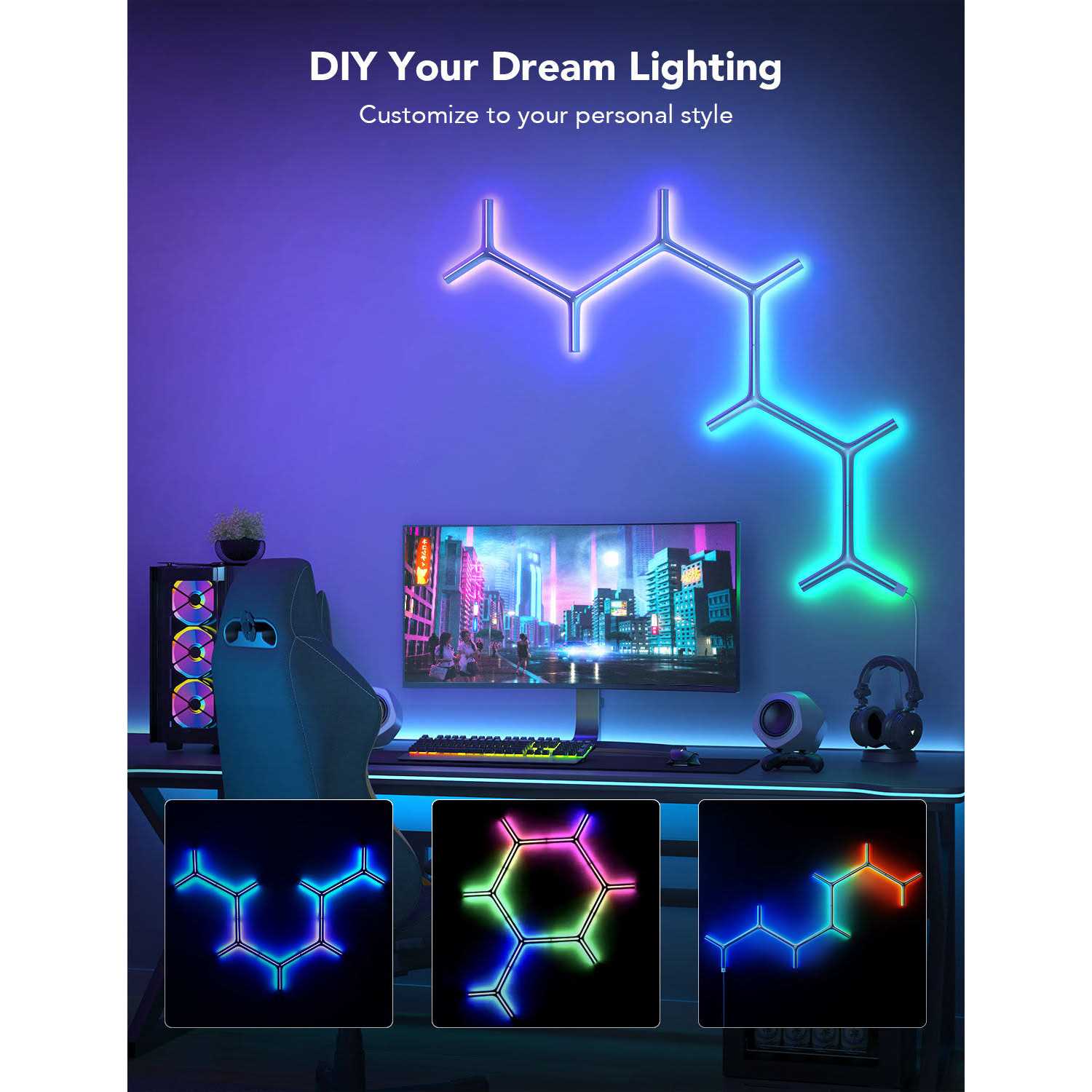 Govee Glide RGBIC Y Lights - Image 3