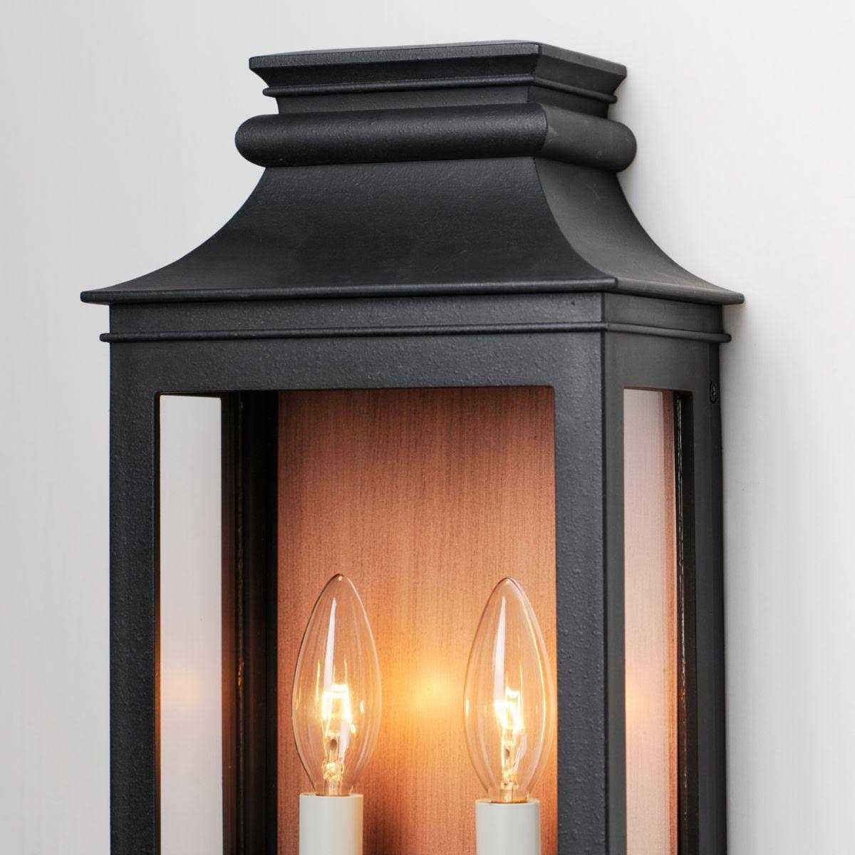 Maxim Savannah VX Two Light Outdoor Wall Sconce 40914CLACPBO - Image 3