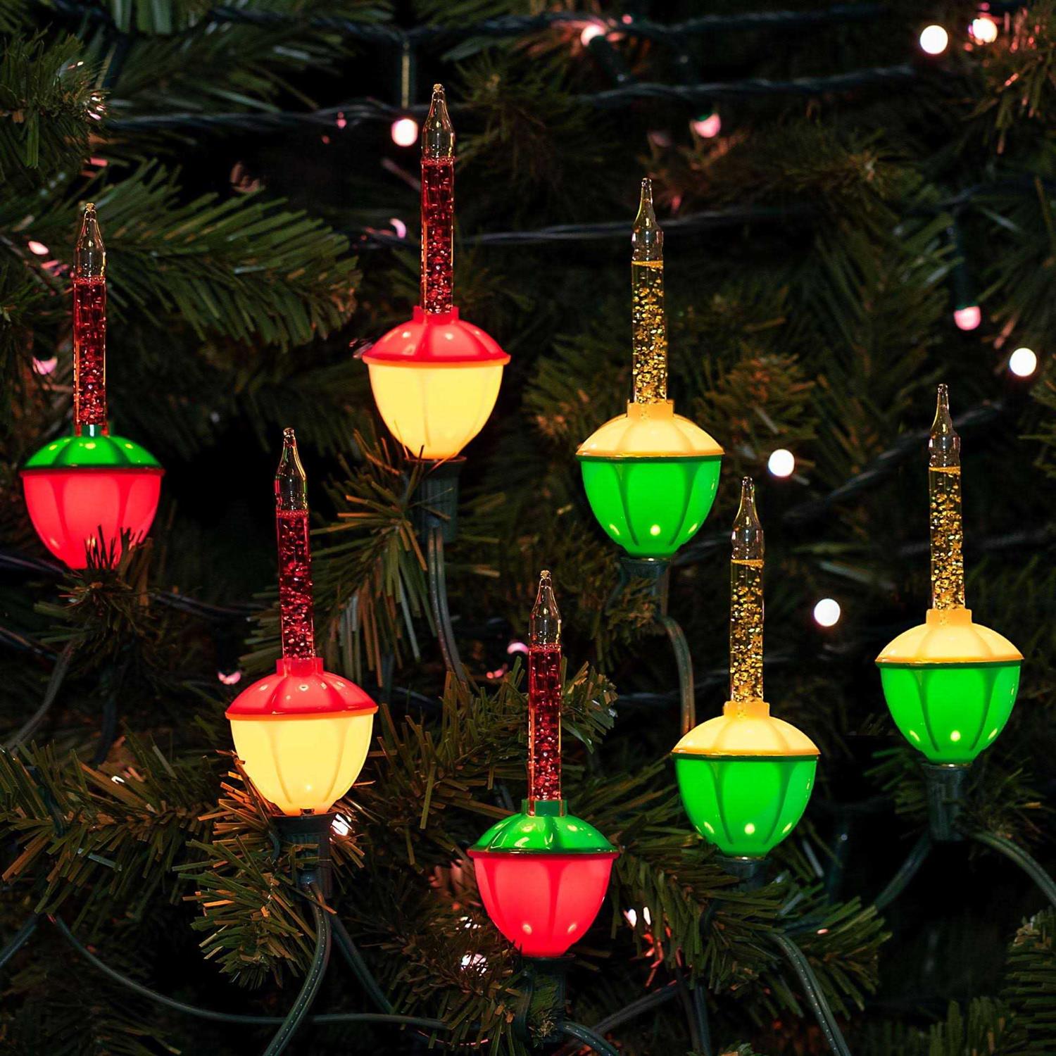 Novelty Lights 3 Light Traditional Christmas Bubble Light Replacement Pack - Image 3