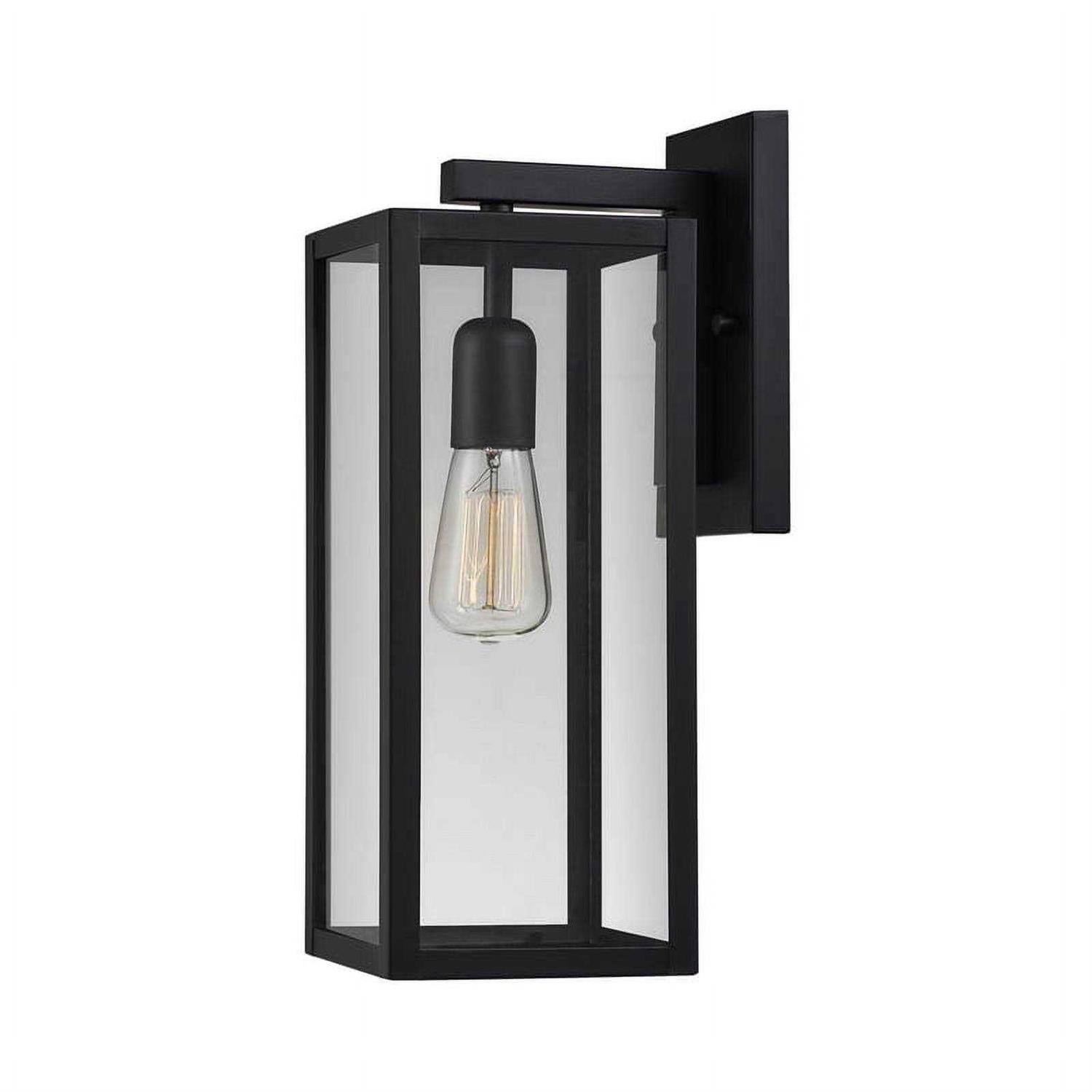 Globe Electric Hurley 1-Light Matte Black Vintage Wall Sconce 44314 - Image 3
