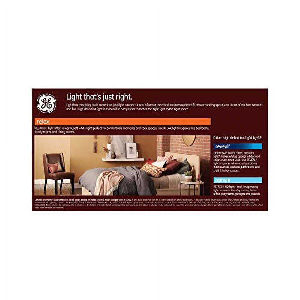 GE Relax Light Bulbs LED 43306 - Image 4