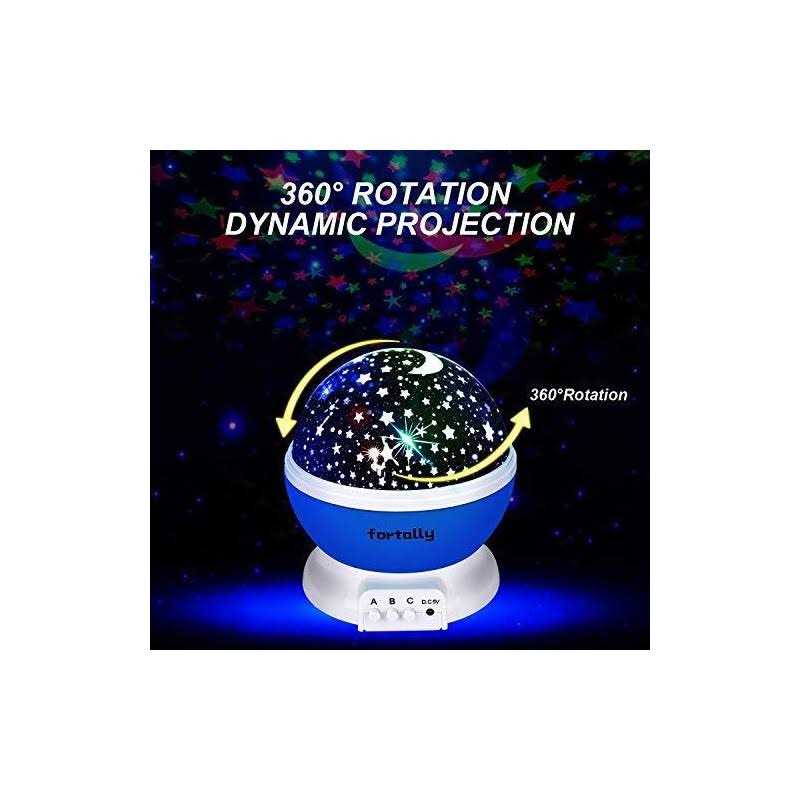Night Light for Kids Fortally Kids Night Light Star Night Light Nebula Star Projector 360 Degree Rotation - Image 3