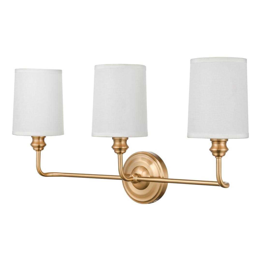 Poplin 3 Light 22 Wide Bathroom Vanity Light Signature Hardware - Image 3