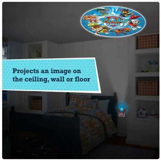 Nickelodeon 30604 Projectable Light-Sensing Night-Light Paw Patrol - Image 3