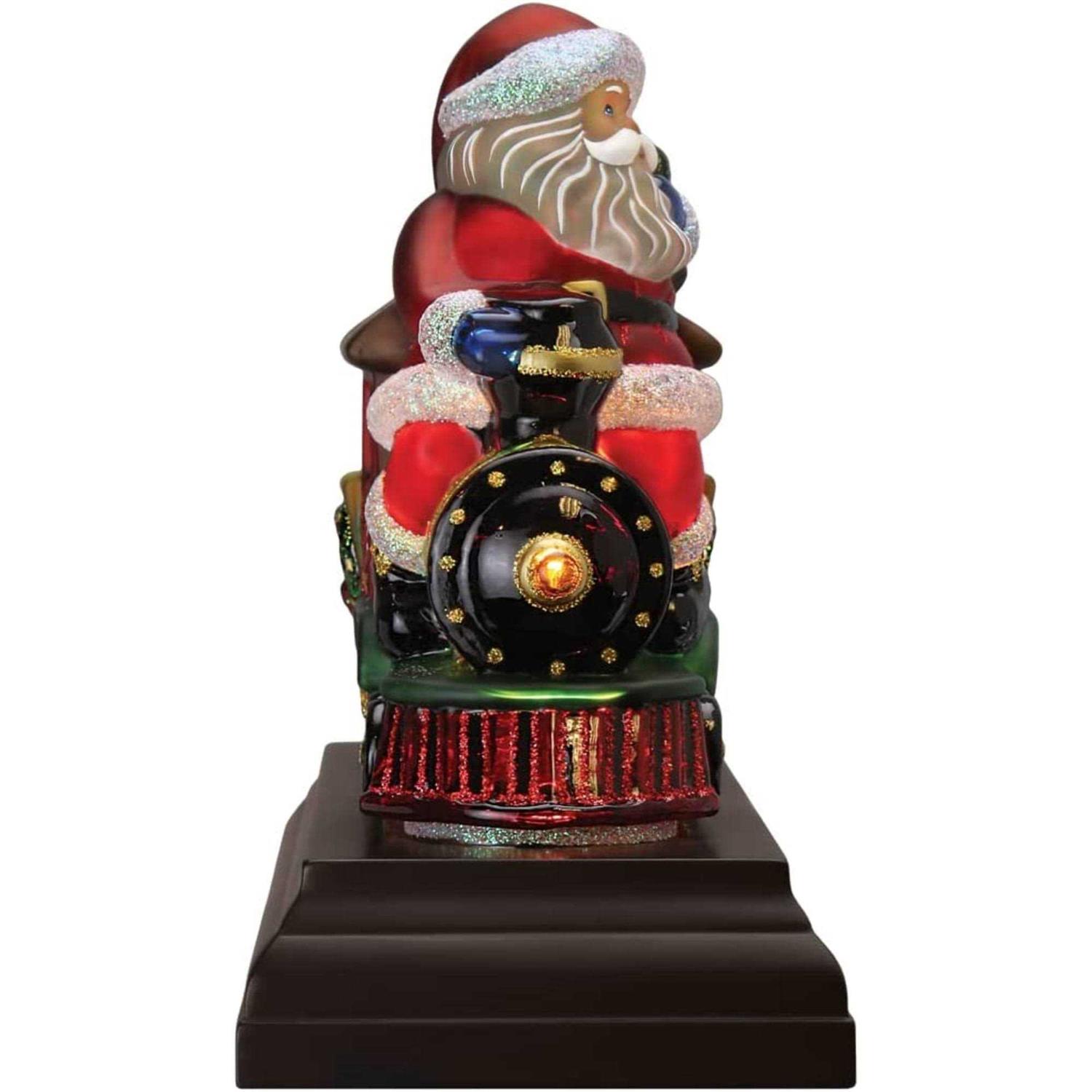 Old World Christmas Santa on Locomotive Light - Image 3