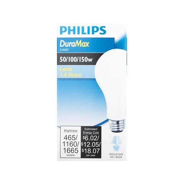 GE 3-Way - Incandescent light bulb - shape: A21 - E26 - 50 W - soft white light - 2800 K - Image 3