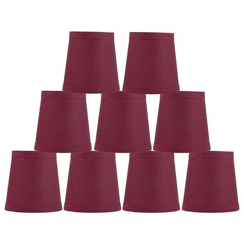 Urbanest Cotton Chandelier Lamp Shades 3x4x4 inch - Image 3